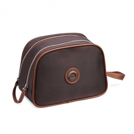 Trousse de toilette DELSEY Chatelet Air 2.0 marron | Vanity femme qualité luxe marque française