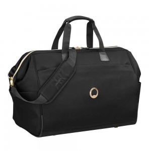 Sac de voyage cabine DELSEY "Montrouge" noir | Bagage à main femme qualité luxe marque française