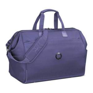 Sac de voyage cabine DELSEY "Montrouge" lavande | Bagage à main femme qualité luxe marque française
