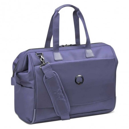 Sac reporter 14" DELSEY "Montrouge" lavande | Sacoche PC ordinateur portable 14 pouces femme violet