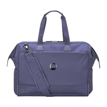 Sac reporter 14" DELSEY "Montrouge" lavande | Sacoche PC ordinateur portable 14 pouces femme violet