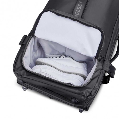 Sac de voyage à roulettes 64cm DELSEY "Raspail" bleu | Bagage taille moyenne trolley imperméable marque française de qualité Sac de voyage à roulettes 64cm DELSEY "Raspail" bleu | Bagage taille moyenne trolley imperméable marque française de qualité