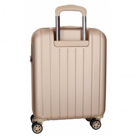 Valise cabine extensible MOVOM Wood champagne