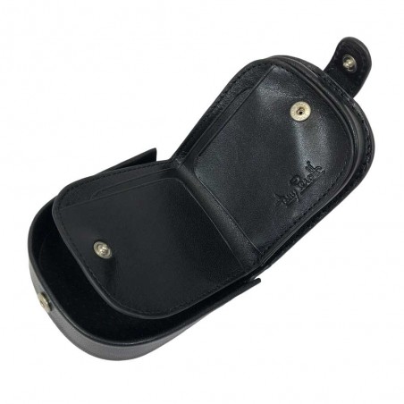 Porte-monnaie fer à cheval en cuir TONY PEROTTI "Italico" noir | Petite maroquinerie homme cuir italien classique haute qualité Porte-monnaie fer à cheval en cuir TONY PEROTTI "Italico" noir | Petite maroquinerie homme cuir italien classique haute qualité