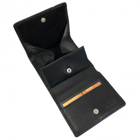 Portefeuille en cuir TONY PEROTTI "Végétale" noir | Porte-monnaie homme cuir italien qualité luxe pas cher Portefeuille en cuir TONY PEROTTI "Végétale" noir | Porte-monnaie homme cuir italien qualité luxe pas cher