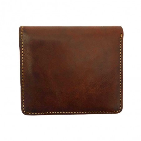 Portefeuille en cuir TONY PEROTTI "Végétale" marron | Porte-monnaie homme cuir italien style classique qualité luxe pas cher Portefeuille en cuir TONY PEROTTI "Végétale" marron | Porte-monnaie homme cuir italien style classique qualité luxe pas cher