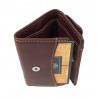 Mini portefeuille en cuir TONY PEROTTI "Végétale" marron | Petite maroquinerie porte-monnaie homme cuir italien qualité luxe Mini portefeuille en cuir TONY PEROTTI "Végétale" marron | Petite maroquinerie porte-monnaie homme cuir italien qualité luxe