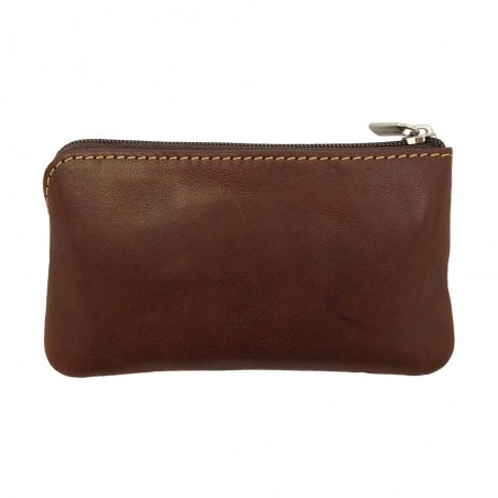 Porte-clés en cuir TONY PEROTTI "Végétale" marron | Porte-monnaie homme cuir italien qualité luxe pas cher Porte-clés en cuir TONY PEROTTI "Végétale" marron | Porte-monnaie homme cuir italien qualité luxe pas cher