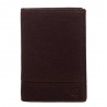 Portefeuille en cuir homme SERGE BLANCO "Anchorage" marron foncé chocolat | Porte-cartes porte-monnaie qualité marque française Portefeuille en cuir homme SERGE BLANCO "Anchorage" marron foncé chocolat | Porte-cartes porte-monnaie qualité marque française