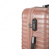 Grande 76 cm BENZI "Stripes" rose gold | Bagage soute grand modèle femme pas cher Grande 76 cm BENZI "Stripes" rose gold | Bagage soute grand modèle femme pas cher