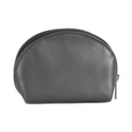 Porte-monnaie en cuir demi-lune KATANA noir | Bourse femme porte-clé qualité pas cher Porte-monnaie en cuir demi-lune KATANA noir | Bourse femme porte-clé qualité pas cher