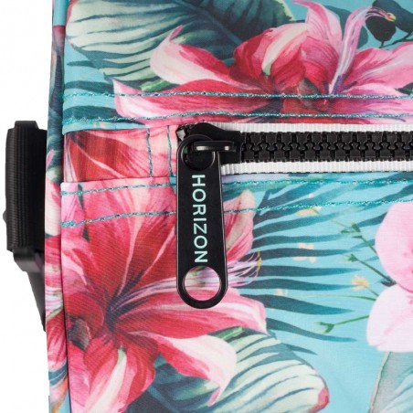 Sac polochon HORIZON "Circus" | Bagage sac de voyage sport femme imprimé fleurs tropicales