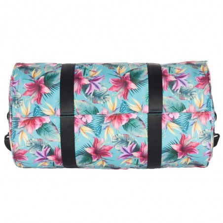 Sac polochon HORIZON "Circus" | Bagage sac de voyage sport femme imprimé fleurs tropicales