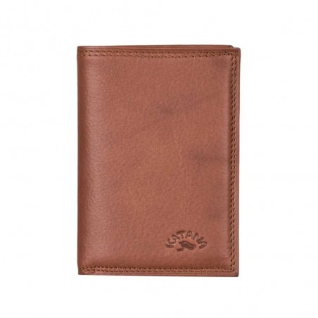 Porte-cartes en cuir KATANA protection RFID marron gold – Portefeuille étui cartes bancaires sécurisé anti ondes Porte-cartes en cuir KATANA protection RFID marron gold – Portefeuille étui cartes bancaires sécurisé anti ondes