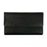 Portefeuille compagnon en cuir KATANA noir | Tout-en-un femme grand format porte-chéquier pas cher Portefeuille compagnon en cuir KATANA noir | Tout-en-un femme grand format porte-chéquier pas cher