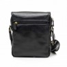 Sacoche bandoulière homme en cuir gras KATANA noir | Pochette grande taille homme porté travers cuir véritable pas cher Sacoche bandoulière homme en cuir gras KATANA noir | Pochette grande taille homme porté travers cuir véritable pas cher