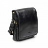 Sacoche bandoulière homme en cuir gras KATANA noir | Pochette grande taille homme porté travers cuir véritable pas cher Sacoche bandoulière homme en cuir gras KATANA noir | Pochette grande taille homme porté travers cuir véritable pas cher