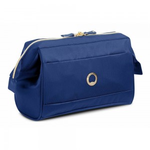 Trousse de toilette femme DELSEY "Montrouge" bleu