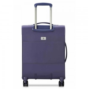 Valise cabine extensible DELSEY "Montrouge" violet | Bagage petite taille femme élégant semi-rigide léger marque pas cher