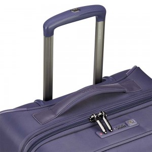 Valise soute 77cm extensible DELSEY "Montrouge" lavande | Bagage grande taille femme violet qualité luxe