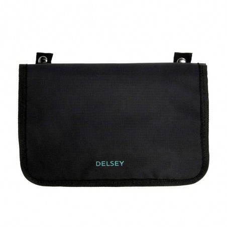 Valise cabine souple DELSEY "Helium DLX" noir | Bagage petit format qualité marque française pas cher