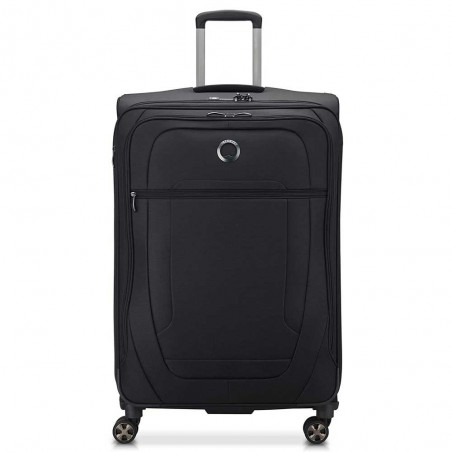 Valise soute 78cm extensible DELSEY "Helium DLX" noir | Bagage grande taille séjour 3 semaines pas cher qualité marque française