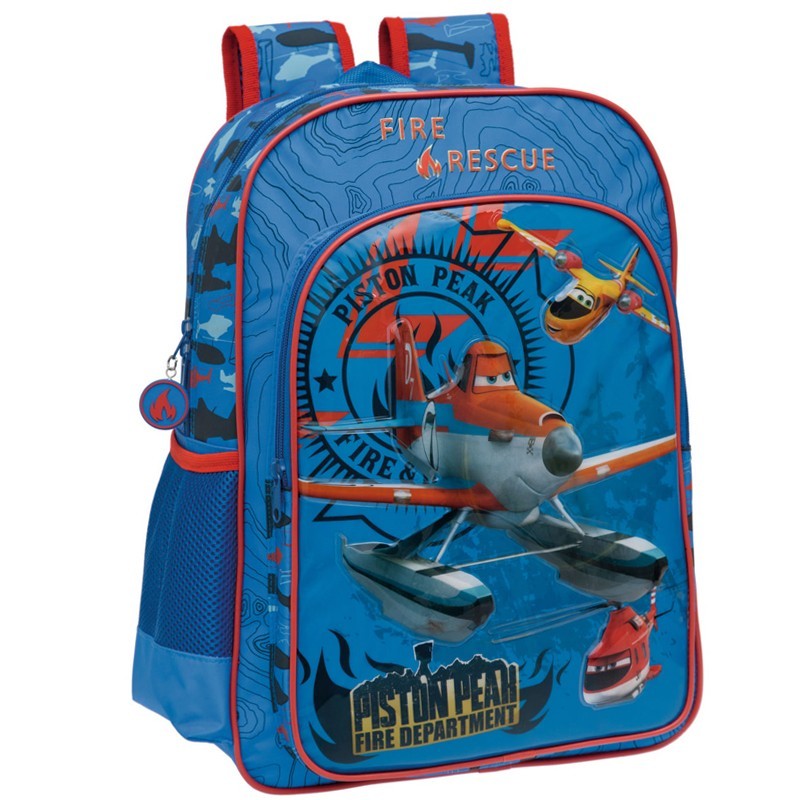 Sac à dos enfant DISNEY Planes 40cm bleu