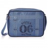 Sac reporter junior IKKS "Norfolk" bleu | Besace enfant ado marque qualité style US Navy pas cher Sac reporter junior IKKS "Norfolk" bleu | Besace enfant ado marque qualité style US Navy pas cher
