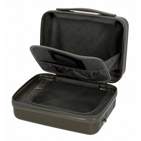 Vanity case MOVOM "Galaxy 2.0" gris anthracite | Beauty case rigide femme pas cher