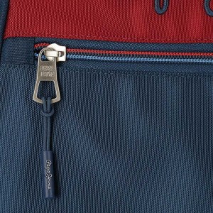 Trousse de toilette PEPE JEANS Chest marine/rouge | Nécessaire de voyage enfant ado homme original pas cher marque