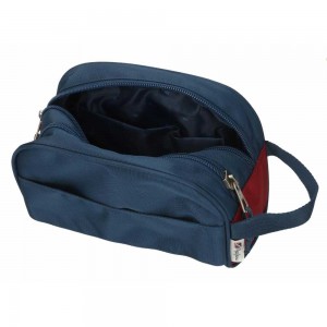 Trousse de toilette PEPE JEANS Chest marine/rouge | Nécessaire de voyage enfant ado homme original pas cher marque