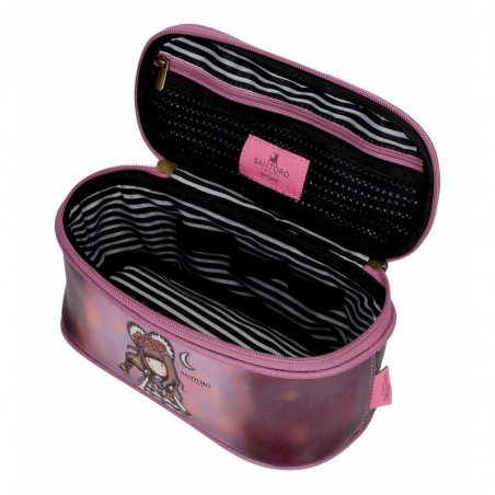 Mini vanity case fille GORJUSS "Frida" violet | Trousse de toilette enfant originale qualité supérieure design original