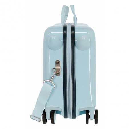 Valise trotteur LA REINE DES NEIGES "Destiny is calling" bleu ciel | Bagage enfant fille ludique pratique cabine avion Disney