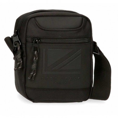 Sacoche homme PEPE JEANS "Bromley" noir | Pochette porté croisé tendance pas cher Sacoche homme PEPE JEANS "Bromley" noir | Pochette porté croisé tendance pas cher