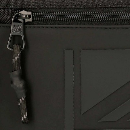 Sacoche homme PEPE JEANS "Bromley" noir | Pochette porté croisé tendance pas cher Sacoche homme PEPE JEANS "Bromley" noir | Pochette porté croisé tendance pas cher
