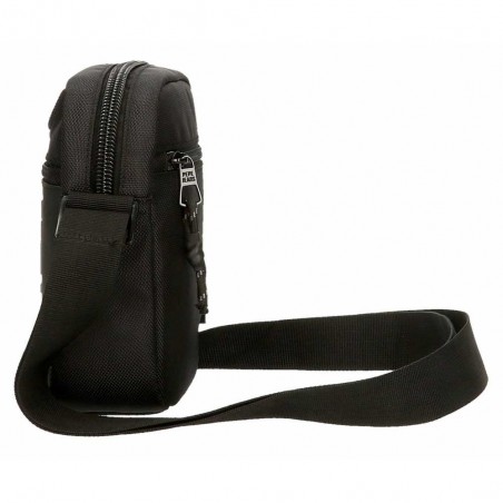 Sacoche homme PEPE JEANS "Bromley" noir | Pochette porté croisé tendance pas cher Sacoche homme PEPE JEANS "Bromley" noir | Pochette porté croisé tendance pas cher