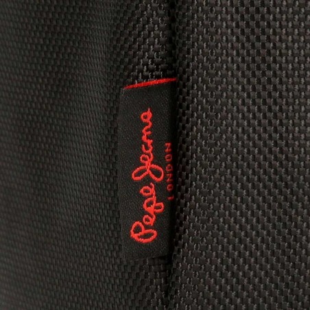 Sacoche homme PEPE JEANS "Bromley" noir | Pochette porté croisé tendance pas cher Sacoche homme PEPE JEANS "Bromley" noir | Pochette porté croisé tendance pas cher