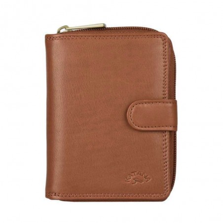 Portefeuille compact en cuir KATANA camel | Compagnon petit format femme cuir véritable pas cher Portefeuille compact en cuir KATANA camel | Compagnon petit format femme cuir véritable pas cher
