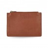 Porte-cartes compact en cuir KATANA marron camel | Porte-monnaie portefeuille femme petit format femme Porte-cartes compact en cuir KATANA marron camel | Porte-monnaie portefeuille femme petit format femme