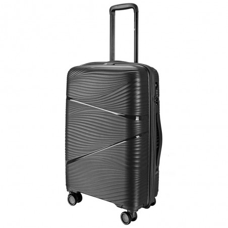 Valise soute L 4 roues HORIZON "Fancy" gris anthracite | Grand bagage 75cm séjour 2 semaines Valise soute L 4 roues HORIZON "Fancy" gris anthracite | Grand bagage 75cm séjour 2 semaines