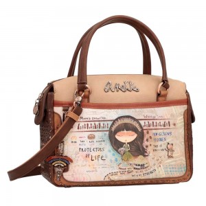 Sac à main anses courtes ANEKKE "Menire" | Sac porté main épaule femme printemps été élégant original pas cher
