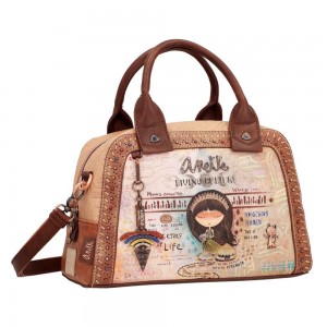 Sac à main anses courtes ANEKKE "Menire" | Sac porté main épaule femme printemps été élégant original pas cher