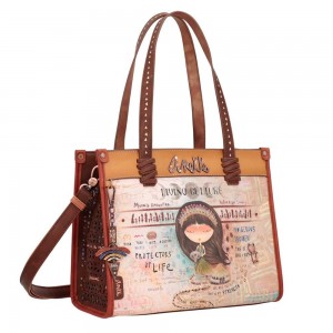 Sac porté épaule ANEKKE "Menire" | Sac à main forme shopping femme printemps été élégant original pas cher