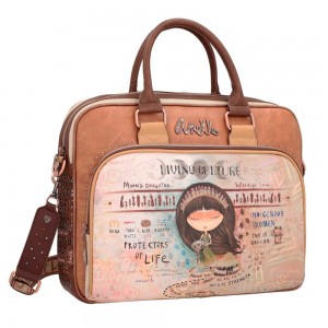 Porte-documents PC femme ANEKKE "Menire" | Sacoche ordinateur originale
