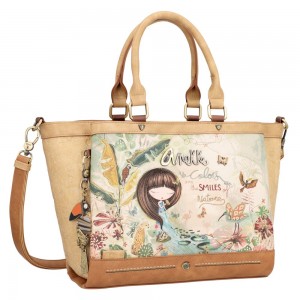 Sac à main anses courtes ANEKKE "Amazonia" | Sac femme porté main printemps été