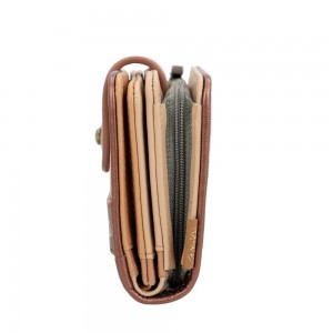 Portefeuille compact femme ANEKKE "Amazonia" | Compagnon tout en un moyen format pas cher