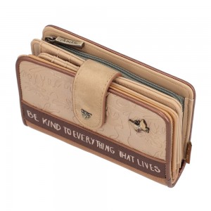 Portefeuille compact femme ANEKKE "Amazonia" | Compagnon tout en un moyen format pas cher
