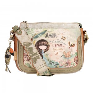 Sac bandoulière ANEKKE "Amazonia" | Sac femme porté croisé original pratique