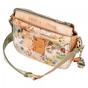 Sac bandoulière ANEKKE "Amazonia" | Sac femme porté croisé original pratique