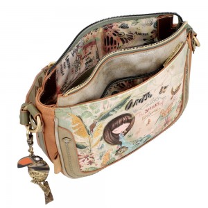 Sac bandoulière ANEKKE "Amazonia" | Sac femme porté croisé original pratique
